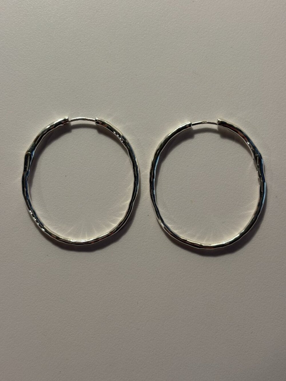 Monica Vinader Siren Muse Hoops - Large, Sterling Silver